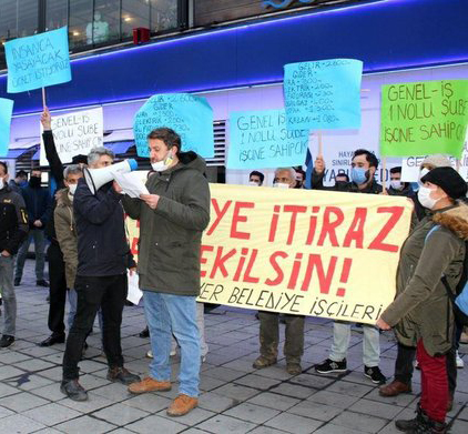 CHP'li Sarıyer Belediyesi 1700 işçinin hakkını gasp etti: İşçiler yenilenmeyen toplu sözleşmeleri nedeniyle </br>eylem yaptı