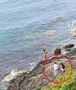 Kilyos Sahili'nde gezen iki genç kadın, kayalıklarda mahsur kaldı